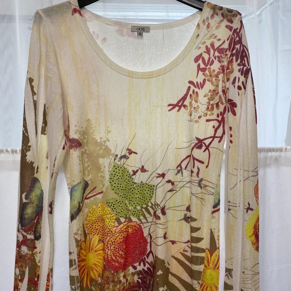 Cache Fall Sweater Size Medium